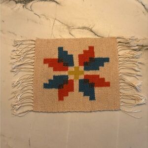 Vintage Swedish Rölakan Tapestry: Handwoven Wool, Nordic Folk Art